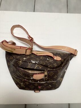 LV Bumbag with splatter paint
